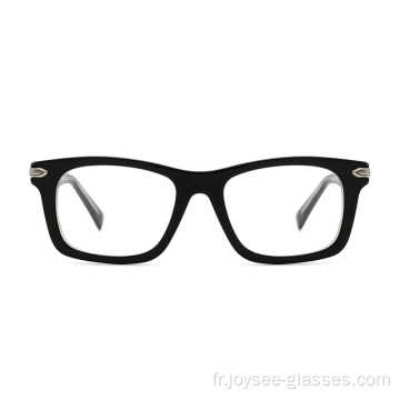 Promotion Prix bas Rectangle complet Rectangle Acétate Cadre optique des lunettes à la recherche